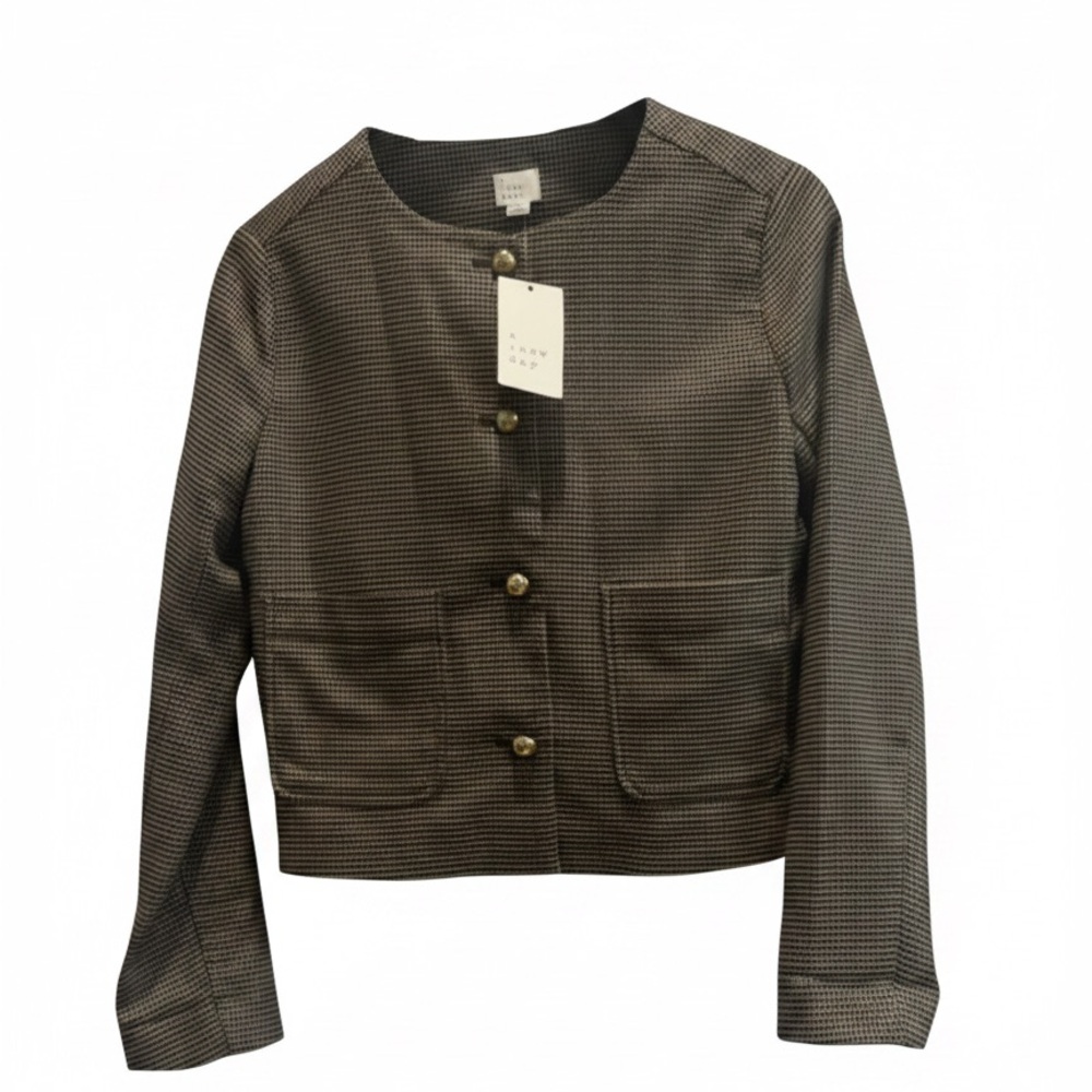 A New Day | Women’s Tweed Military Style Button Up Jacket | XS | NWT